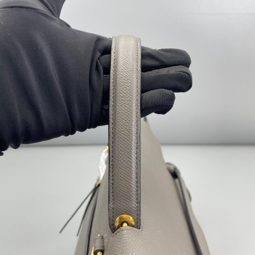 Celine Mini Belt Bag Grained Calfskin Grey