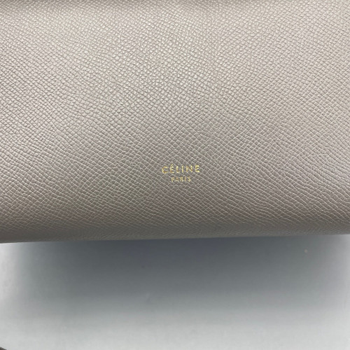 Celine Mini Belt Bag Grained Calfskin Grey
