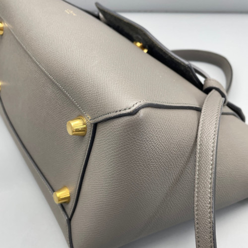 Celine Mini Belt Bag Grained Calfskin Grey