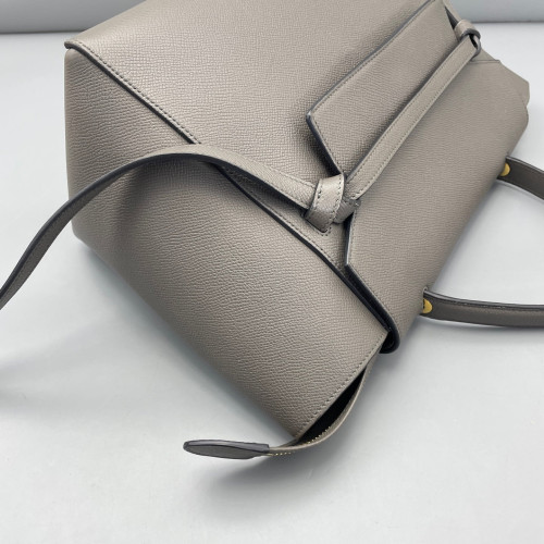 Celine Mini Belt Bag Grained Calfskin Grey