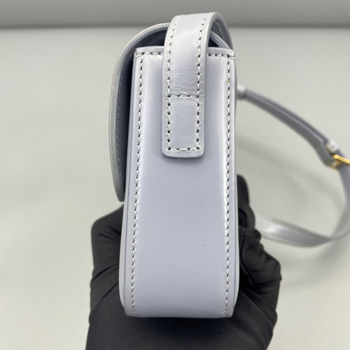 Celine Medium Tilly Triomphe Shoulder Bag Smooth Calfskin Wisteria