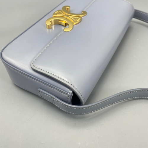 Celine Medium Tilly Triomphe Shoulder Bag Smooth Calfskin Wisteria