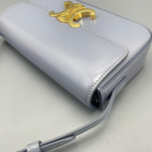 Celine Medium Tilly Triomphe Shoulder Bag Smooth Calfskin Wisteria
