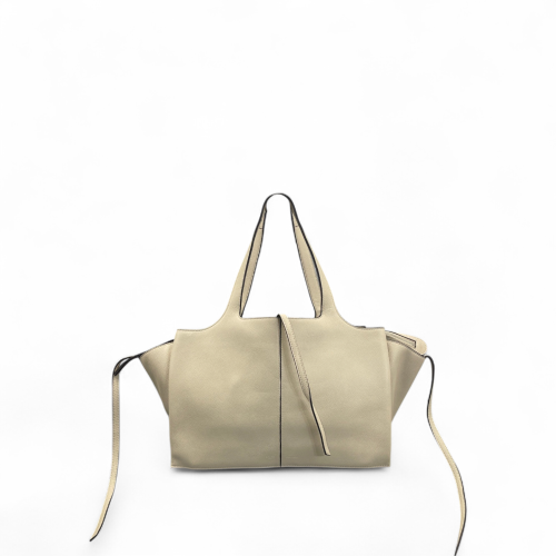 Celine Handbag Grained Calfskin White