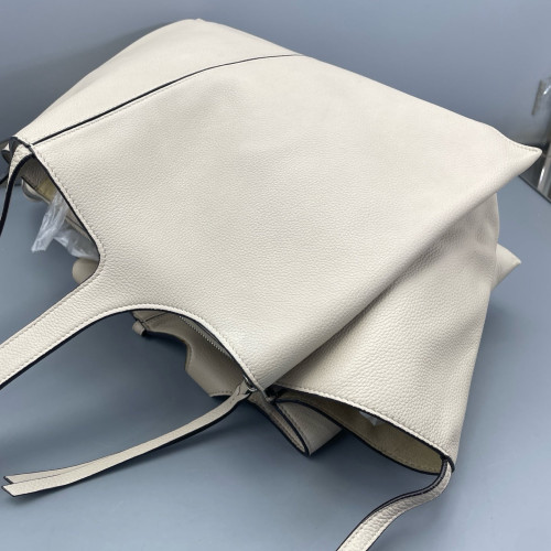 Celine Handbag Grained Calfskin White