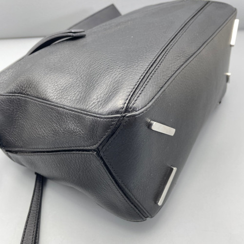 Loewe Medium Puzzle Anagram Debossed Calfskin Black