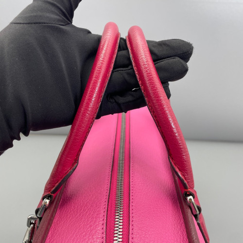 Loewe Amazona 36 Grained Calfskin Rose Burgundy Red Loewe Amazona 36 Grained Calfskin Rose Burgundy Red