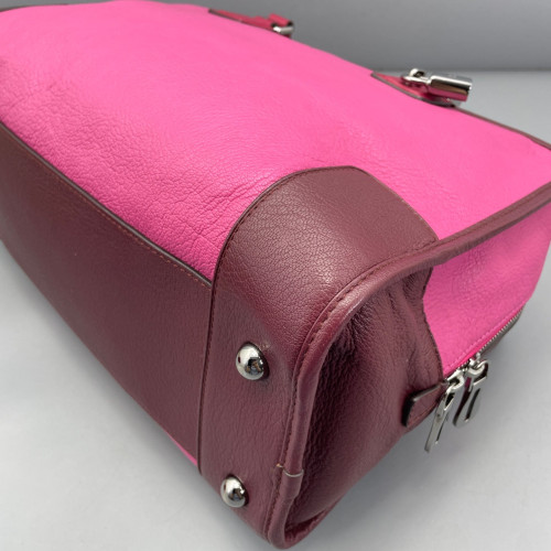 Loewe Amazona 36 Grained Calfskin Rose Burgundy Red Loewe Amazona 36 Grained Calfskin Rose Burgundy Red