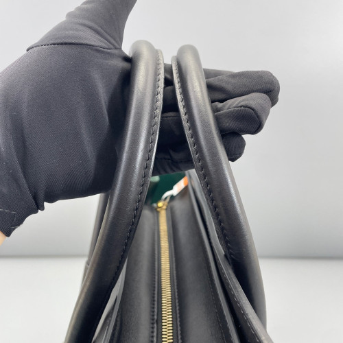 Celine Medium Luggage Phantom Calfskin Dark Green Black