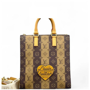 Louis Vuitton X Nigo Sac Plat Messenger Monogram Brown Beige