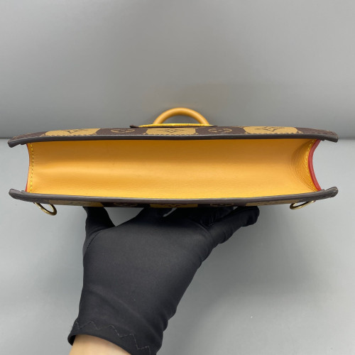 Louis Vuitton X Nigo Sac Plat Messenger Monogram Brown Beige