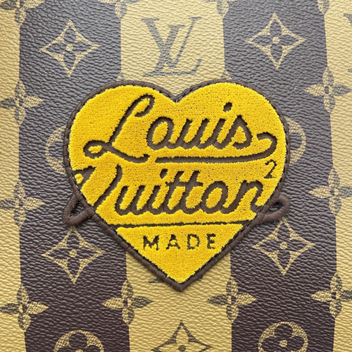 Louis Vuitton X Nigo Sac Plat Messenger Monogram Brown Beige