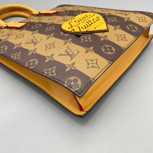 Louis Vuitton X Nigo Sac Plat Messenger Monogram Brown Beige