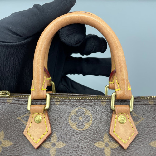 Louis Vuitton Nano Speedy Bandouliere Monogram Brown