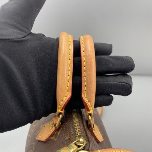 Louis Vuitton Nano Speedy Bandouliere Monogram Brown