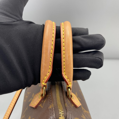 Louis Vuitton Nano Speedy Bandouliere Monogram Brown
