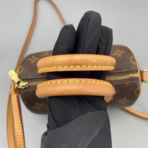Louis Vuitton Nano Speedy Bandouliere Monogram Brown