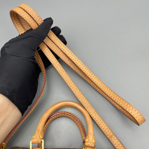 Louis Vuitton Nano Speedy Bandouliere Monogram Brown