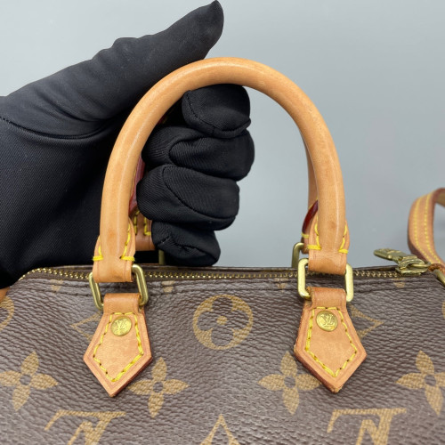 Louis Vuitton Nano Speedy Bandouliere Monogram Brown