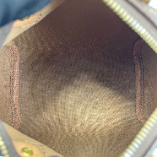 Louis Vuitton Nano Speedy Bandouliere Monogram Brown
