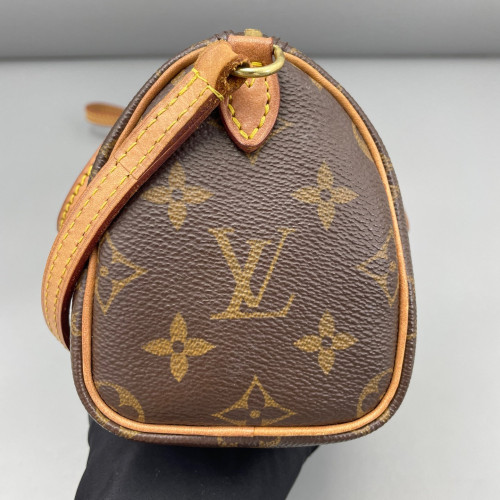 Louis Vuitton Nano Speedy Bandouliere Monogram Brown