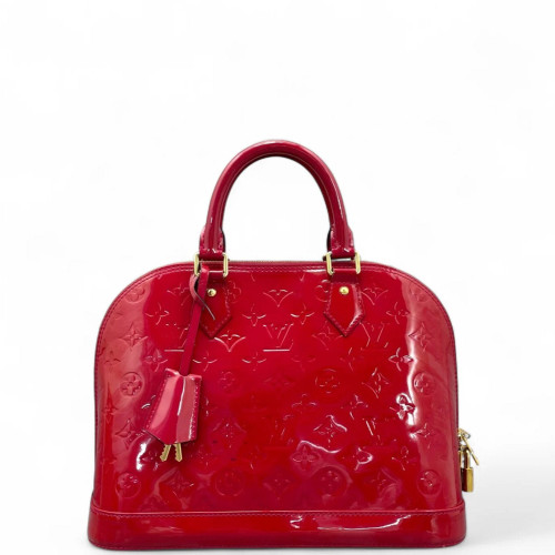 Louis Vuitton Alma PM Vernis Red