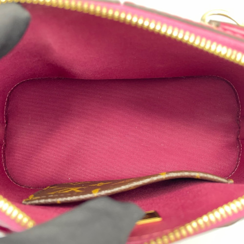 Louis Vuitton Alma BB Vernis Azalea Brown