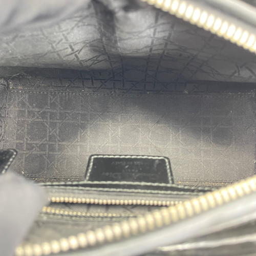 Dior Medium Lady Dior Patent Calfskin Black