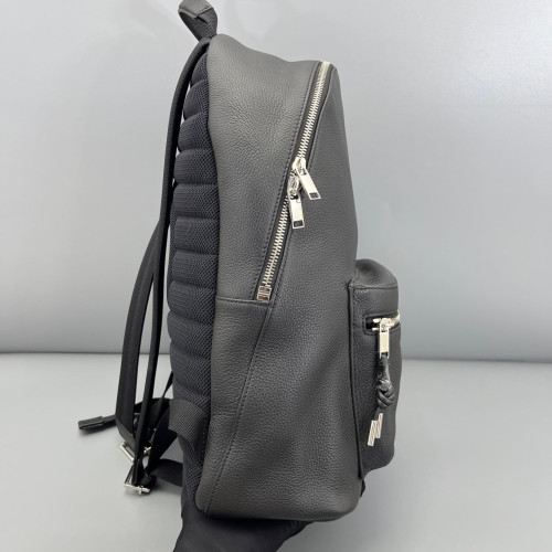Dior Backpack Grained Calfskin Black