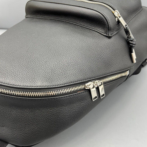 Dior Backpack Grained Calfskin Black