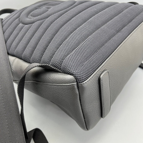 Dior Backpack Grained Calfskin Black