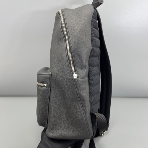 Dior Backpack Grained Calfskin Black