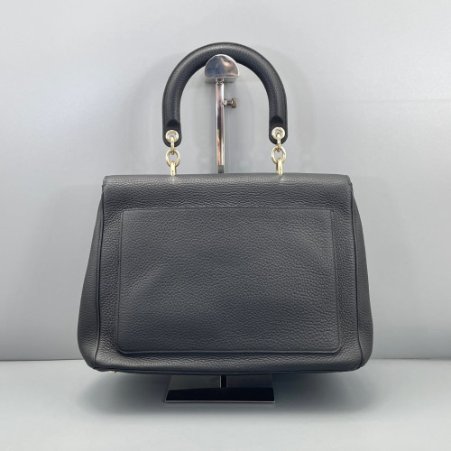 Dior Small Be Dior Flap Grained Calfskin Black Magenta Dior Small Be Dior Flap Grained Calfskin Black Magenta