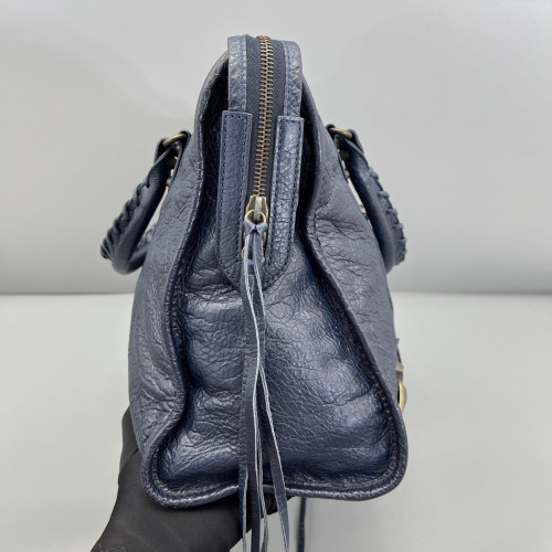 Balenciaga Medium City Arena Lambskin Dark Blue