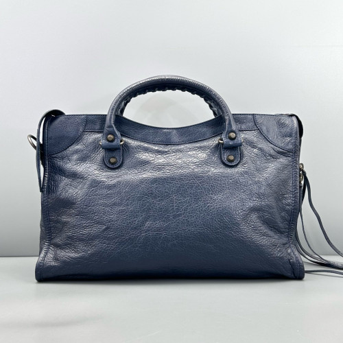 Balenciaga Medium City Arena Lambskin Dark Blue