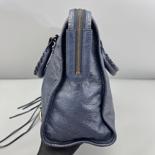 Balenciaga Medium City Arena Lambskin Dark Blue