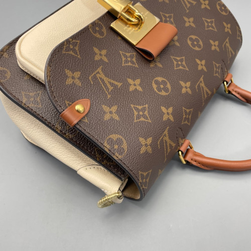 Louis Vuitton Vaugirard Monogram Brown White