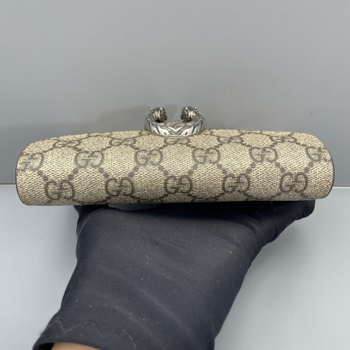 Gucci Super Mini Dionysus GG Supreme Monogram Camel