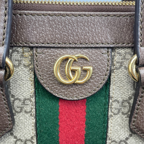 Gucci Tote Bag GG Supreme Monogram Beige Ebony
