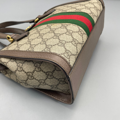 Gucci Tote Bag GG Supreme Monogram Beige Ebony