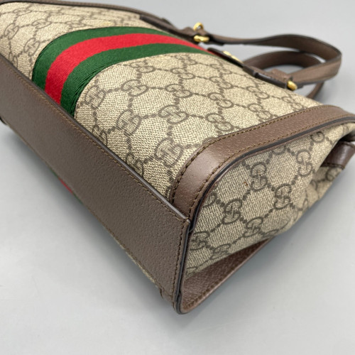 Gucci Tote Bag GG Supreme Monogram Beige Ebony