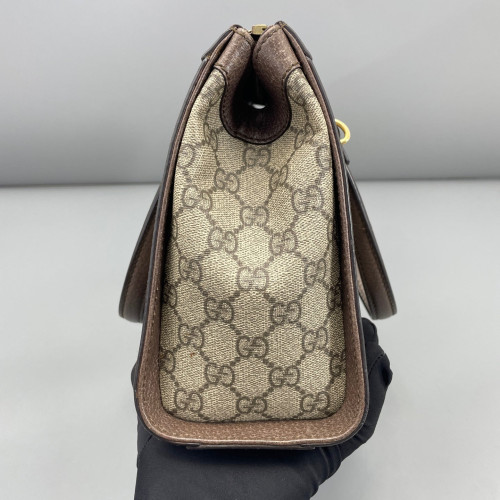 Gucci Tote Bag GG Supreme Monogram Beige Ebony