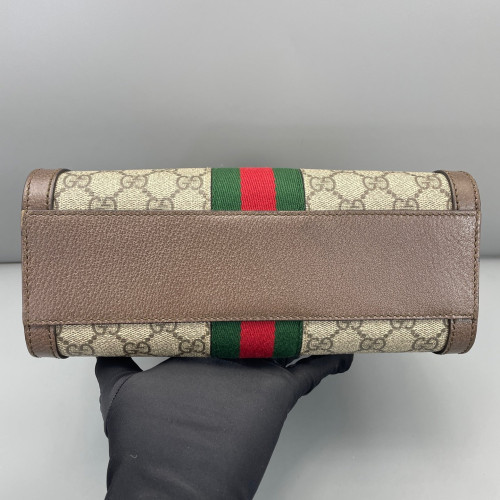 Gucci Tote Bag GG Supreme Monogram Beige Ebony