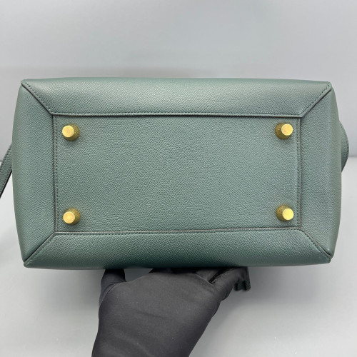 Celine Mini Belt Bag Calfskin Dark Green