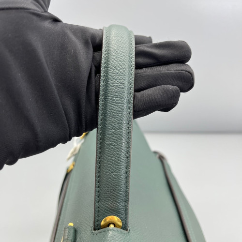 Celine Mini Belt Bag Calfskin Dark Green