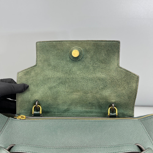 Celine Mini Belt Bag Calfskin Dark Green