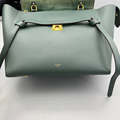 Celine Mini Belt Bag Calfskin Dark Green