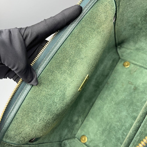 Celine Mini Belt Bag Calfskin Dark Green