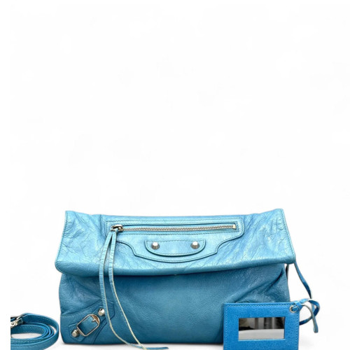 Balenciaga Crossbody Bag Arena Lambskin Blue