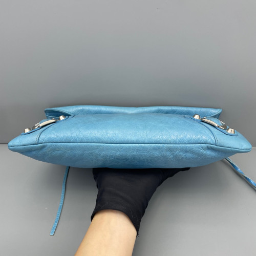 Balenciaga Crossbody Bag Arena Lambskin Blue